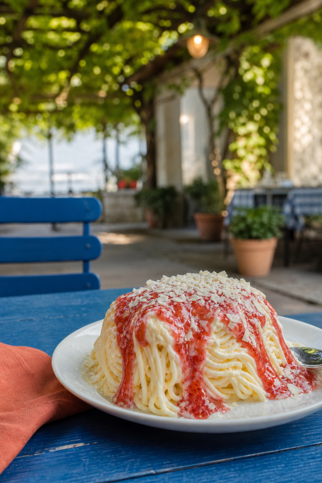 Italienischer Espresso und hausgemachter Kuchen