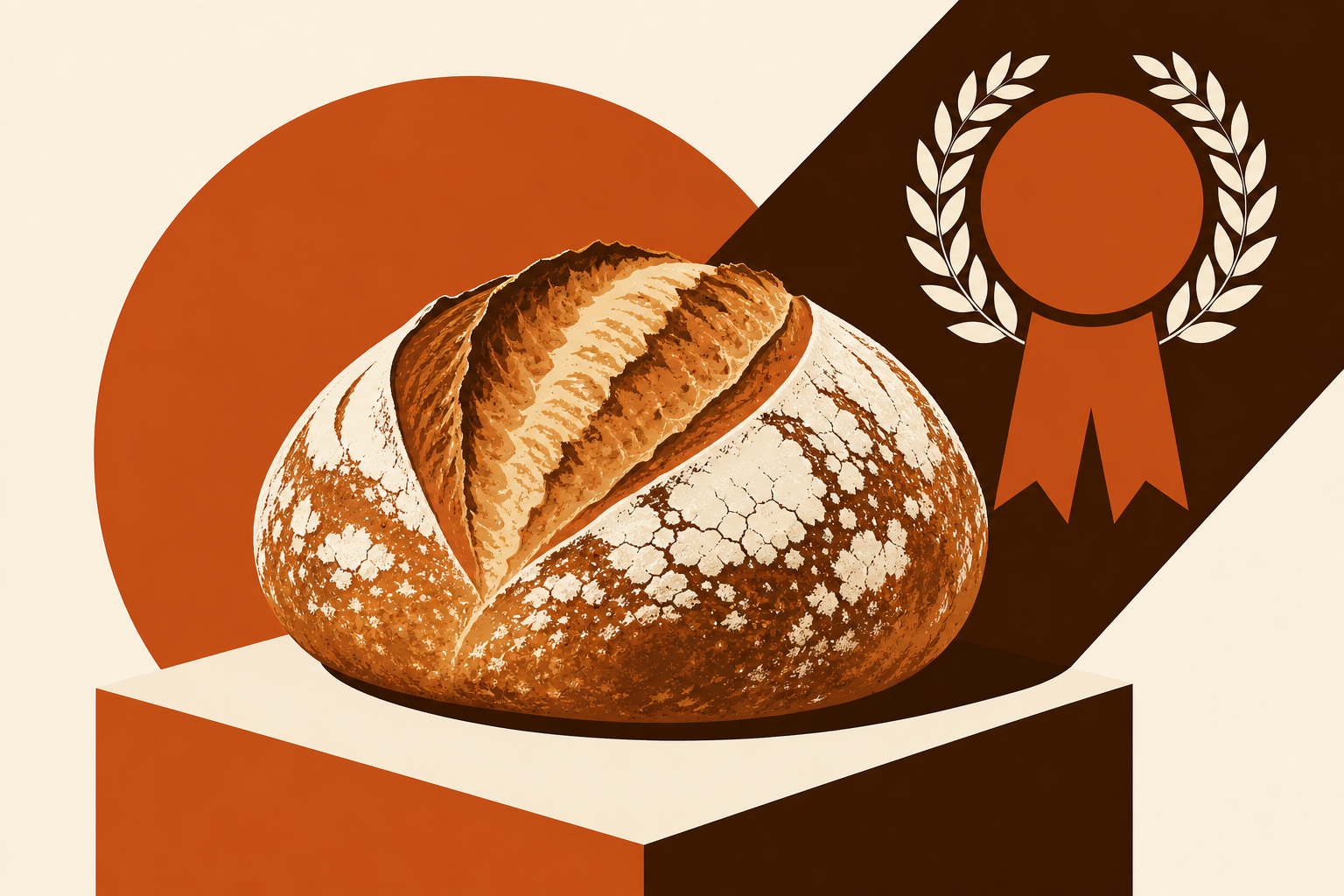 Frische Brote aus der Backstube der Bäckerei Pelster